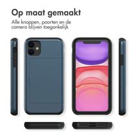 imoshion Backcover met pasjeshouder Apple iPhone 11 - Donkerblauw