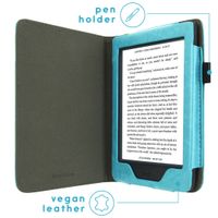 imoshion Vegan Leather Bookcase Kobo Nia - Lichtblauw