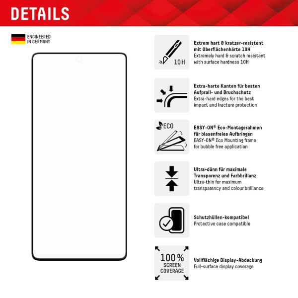 Displex Screenprotector Real Glass Full Cover Google Pixel 7 Pro