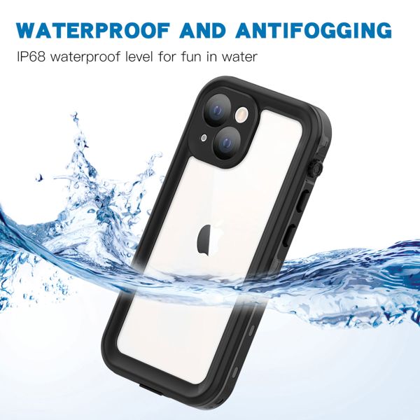 Redpepper Dot Plus Waterproof Backcover Apple iPhone 13 Mini - Zwart