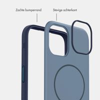 imoshion Color Backcover met Thin MagSafe Ring Apple iPhone 14 / 13 - Donkerblauw