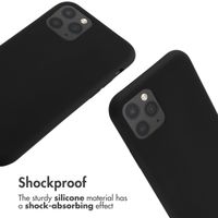 imoshion Silicone Case with Strap Apple iPhone 11 Pro - Black