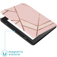 imoshion Design Slim Hard Case Bookcase Kobo Nia - Pink Graphic