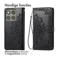 imoshion Mandala Bookcase Motorola Edge 70 - Zwart