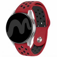 imoshion Siliconen sportbandje  - Universeel 18 mm aansluiting - Red & Black