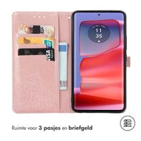 imoshion Mandala Bookcase Motorola Moto G75 5G - Rosé Goud