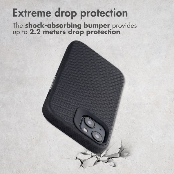 Accezz Tough Back Cover with MagSafe Apple iPhone 13 - Black