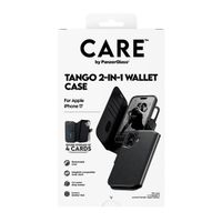 CARE by PanzerGlass Tango 2 in 1 Wallet Case MagSafe Apple iPhone 17 - Zwart