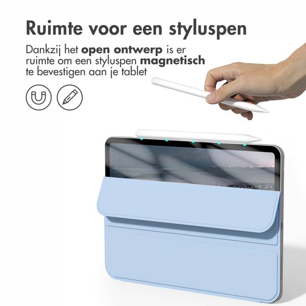 imoshion Magnetic Bookcase Apple iPad Pro 12.9 (2020/2021/2022) - Lichtblauw