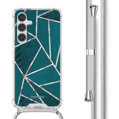 imoshion Design hoesje met koord Samsung Galaxy S24 - Petrol Green Graphic