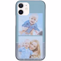 Ontwerp je eigen Apple iPhone 12 Mini hardcase hoesje - Zwart