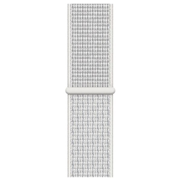 Apple Nike Sport Loop Band Apple Watch Series 1 t/m 9 / SE (38/40/41 mm) | Series 10 / 11 (42 mm) - Summit White
