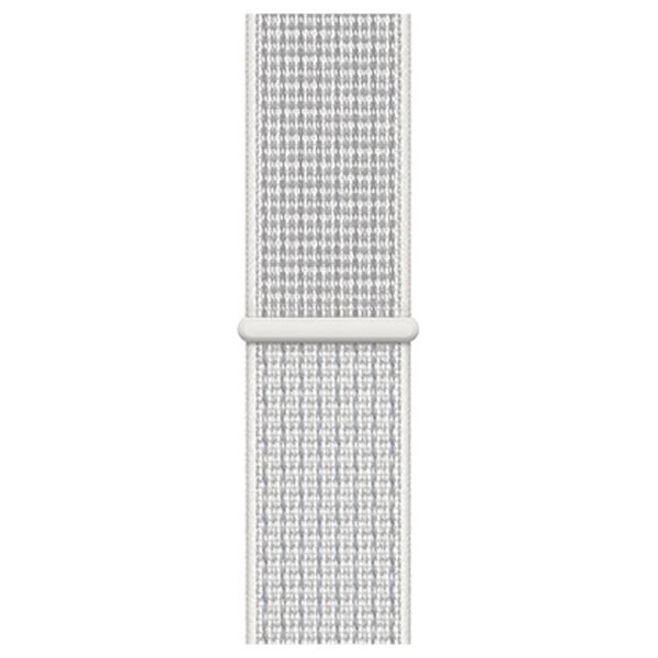 Apple Nike Sport Loop Band Apple Watch Series 1 t/m 9 / SE (38/40/41 mm) | Series 10 (42 mm) - Summit White