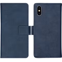 imoshion Luxe Bookcase Apple iPhone Xs / X - Donkerblauw