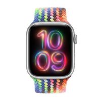 Apple Gevlochten solobandje Apple Watch | 38/40/41/42 mm - Maat 4 - Pride Edition