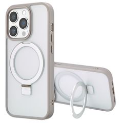 Accezz Ring Stand Backcover met MagSafe Apple iPhone 14 Pro - Grijs