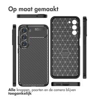 imoshion Carbon Softcase Backcover Samsung Galaxy S23 - Zwart