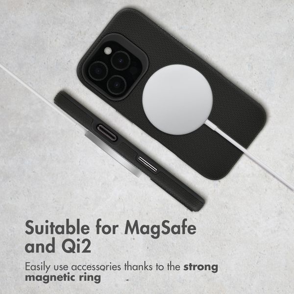 Accezz Tough Back Cover with MagSafe Apple iPhone 16 Pro - Black