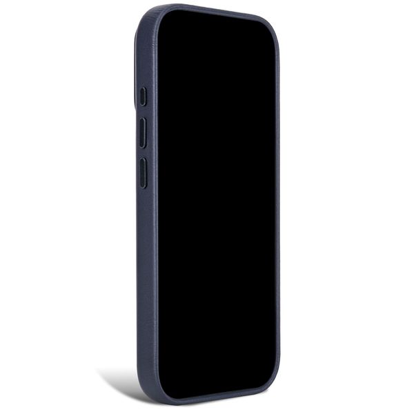 Decoded Leather Backcover MagSafe Apple iPhone 18 Pro / 17 Pro - Midnight