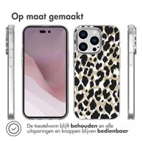 imoshion Design hoesje iPhone 14 Pro - Luipaard / Zwart