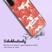 Gepersonaliseerd hoesje met bloemen Samsung Galaxy A15 - Transparant