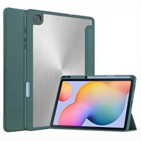 imoshion Trifold Hardcase Bookcase Samsung Galaxy Tab S6 Lite (2020/2022/2024) - Groen