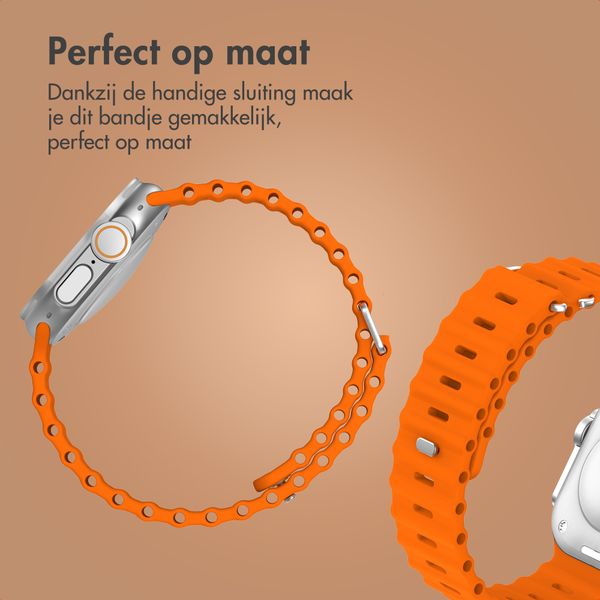 Accezz Ocean bandje Apple Watch Series 1 - 9 / SE (38/40/41 mm) | Series 10 / 11 (42 mm) - Oranje