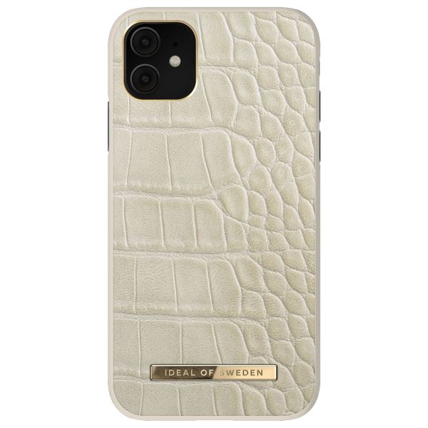 iDeal of Sweden Atelier Backcover iPhone 11 - Caramel Croco