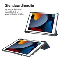 Accezz Rugged Trifold Bookcase Apple iPad 9 (2021) 10.2 inch / iPad 8 (2020) 10.2 inch / iPad 7 (2019) 10.2 inch - Donkerblauw