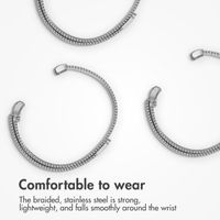 imoshion Milanese magnetic band Samsung Galaxy Watch 9 (40/44mm) / Watch 8 (40/44mm) / Classic (46mm) - Silver