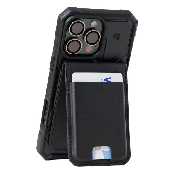 UAG Metropolis Vegan Leather Wallet MagSafe - Kaarthouder - Zwart