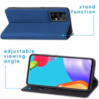 imoshion Slim Folio Bookcase Samsung Galaxy A52(s) (5G/4G) -Donkerblauw