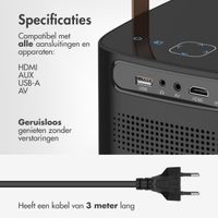 imoshion Mini projector - Mini beamer WiFi - 3400 lumen - Zwart