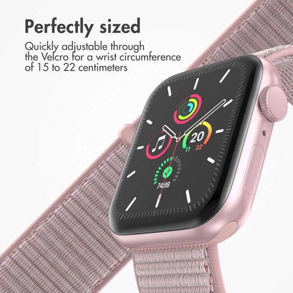 imoshion Nylon Strap Apple Watch | 38/40/41/42 mm - Light Pink