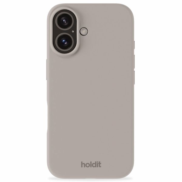 Holdit Silicone Case Apple iPhone 16 Plus - Taupe