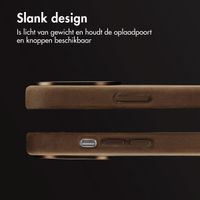 Accezz Vintage Leather Magsafe Backcover Apple iPhone 14 Pro - Rustic Brown