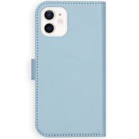 Selencia Echt Leren Bookcase Apple iPhone 12 Mini - Air Blue