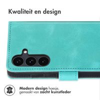 imoshion Bookcase met koord Samsung Galaxy S25 FE - Turquoise