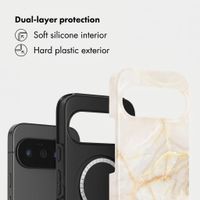 Selencia Vivid Case with MagSafe Google Pixel 11 - Golden Beige Marble