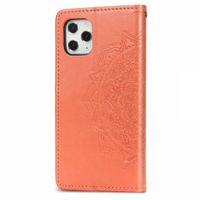 Mandala Bookcase iPhone 12 (Pro) - Rood