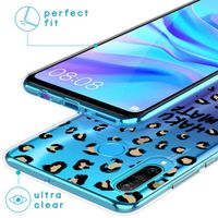 imoshion Design hoesje Huawei P30 Lite - Luipaard - Bruin / Zwart