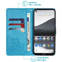 imoshion Mandala Bookcase Nokia 3.4 - Turquoise