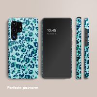 Selencia Vivid Tough Backcover Samsung Galaxy S25 Ultra - Wild Spots Light Blue