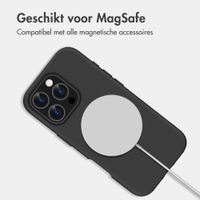 imoshion Color Backcover met Thin MagSafe Ring Apple iPhone 16 Pro - Zwart