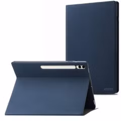 Accezz Classic Tablet Case Samsung Galaxy Tab S10 Plus / Tab S9 FE Plus / Tab S9 Plus - Donkerblauw