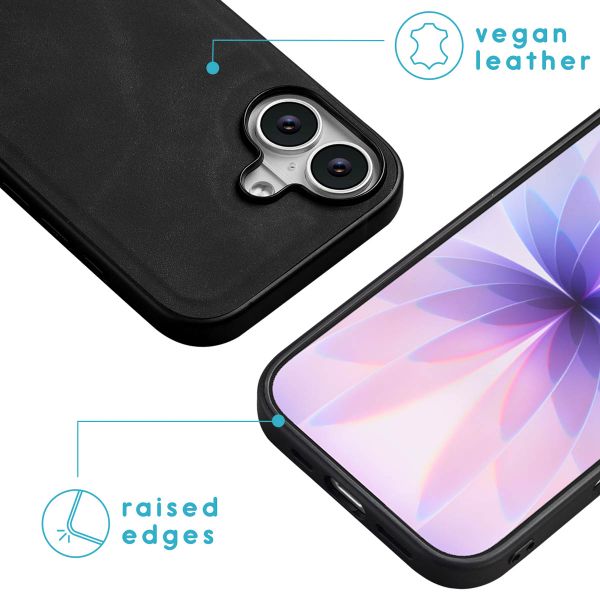 imoshion Uitneembare 2-in-1 Luxe Bookcase Apple iPhone 17 - Zwart