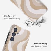 Selencia Vivid Tough Backcover Samsung Galaxy A35 - Desert Waves Beige