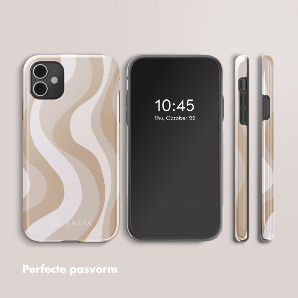 Selencia Vivid Tough Backcover iPhone 11 - Desert Waves Beige