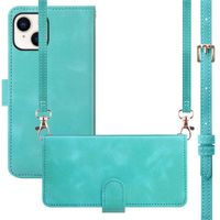 imoshion Bookcase met koord iPhone 15 - Turquoise