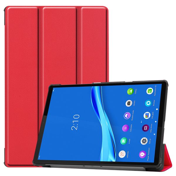 Stand Bookcase Lenovo Tab M10 Plus - Rood